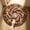B, variant on Cififendec Christmas 3D Holiday Vortex Optical Illusion Round Area Rug, 19.69", Soft Non Slip Circular Floor Carpet for Leisure Nook Home Arranging