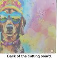 thumbnail image 5 of Dachshund Hippie Dawg Glass Cutting Board Large 12 in x 15 in, 5 of 5