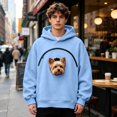 thumbnail image 6 of AURORADY Pet Pouch Hoodie for Women Men Oversized Sweatshirt with Zipper Pocket Cat Dog Carrier Pullover Top, 6 of 9