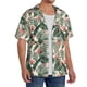 thumbnail image 2 of Fotbe Palm Trees and Tropical Camisa Estampada de Manga Corta para Hombre, Casual de Verano, Estilo Playero, Sin Arrugas-Medium, 2 of 5