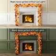 thumbnail image 5 of Kaszoo Fall Maple With 40 Led Garlands For Home Wedding Party, Orange Yellow Red, 9.4 Oz, 5 of 10