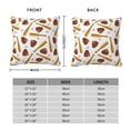 thumbnail image 2 of Yiaed Baseball Sport Print Pillow Covers Super Soft Decorative Square Throw Pillow Covers Case Cushion Covers for Sofa Couch Bedroom Car Decor（No pillow core）-20"x20", 2 of 7