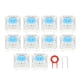 thumbnail image 4 of Interruptores mecánicos de teclado NikouMX 10 piezas azul, 4 of 8