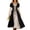 Black, variant on Renaissance Costume Women Peasant Medieval Dress Maxi Fairy Dresses with Bell Sleeve Vintage Ren Faire Outfit