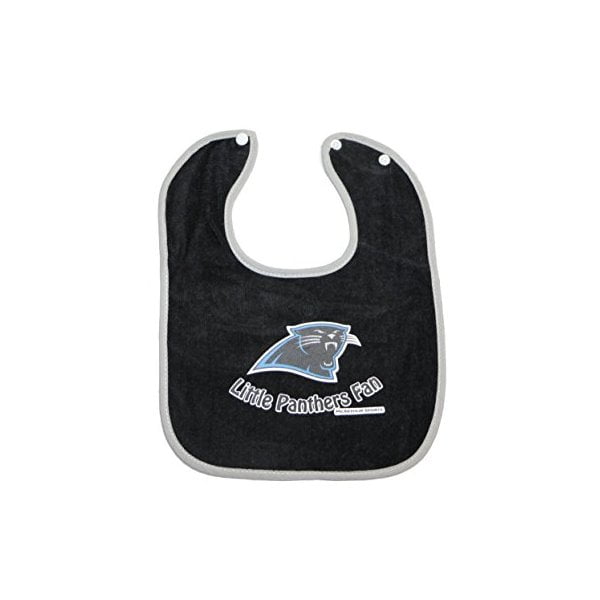 NFL Baby Fan Bibs (Carolina Panthers Black) # SP-1055 by