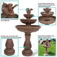 thumbnail image 2 of Sunnydaze Dove Pair Traditional Resin 3-Tier Outdoor Water Fountain, 2 of 10