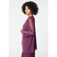 thumbnail image 3 of Roaman's Women's Plus Size Mesh Overlay Cardigan And Tank Set., 3 of 3