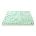 thumbnail image 5 of Mellow 4" Egg Crate Memory Foam Mattress Topper with Aloe Vera Infusion, Twin-XL, 5 of 10