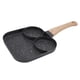 thumbnail image 3 of Sartén de desayuno 3 en 1, resistente al calor, con división para parrilla, ideal para cocina de gas y cocina de inducción., 3 of 14