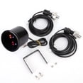 thumbnail image 2 of Acouto Air Pressure Gauge PSI,2in 52mm Car PSI Air Pressure Gauge LED Dual Digital Display Air Ride Gauge Sensor Kit Used To Retrofit Car Voltmeter 12V, 2 of 8