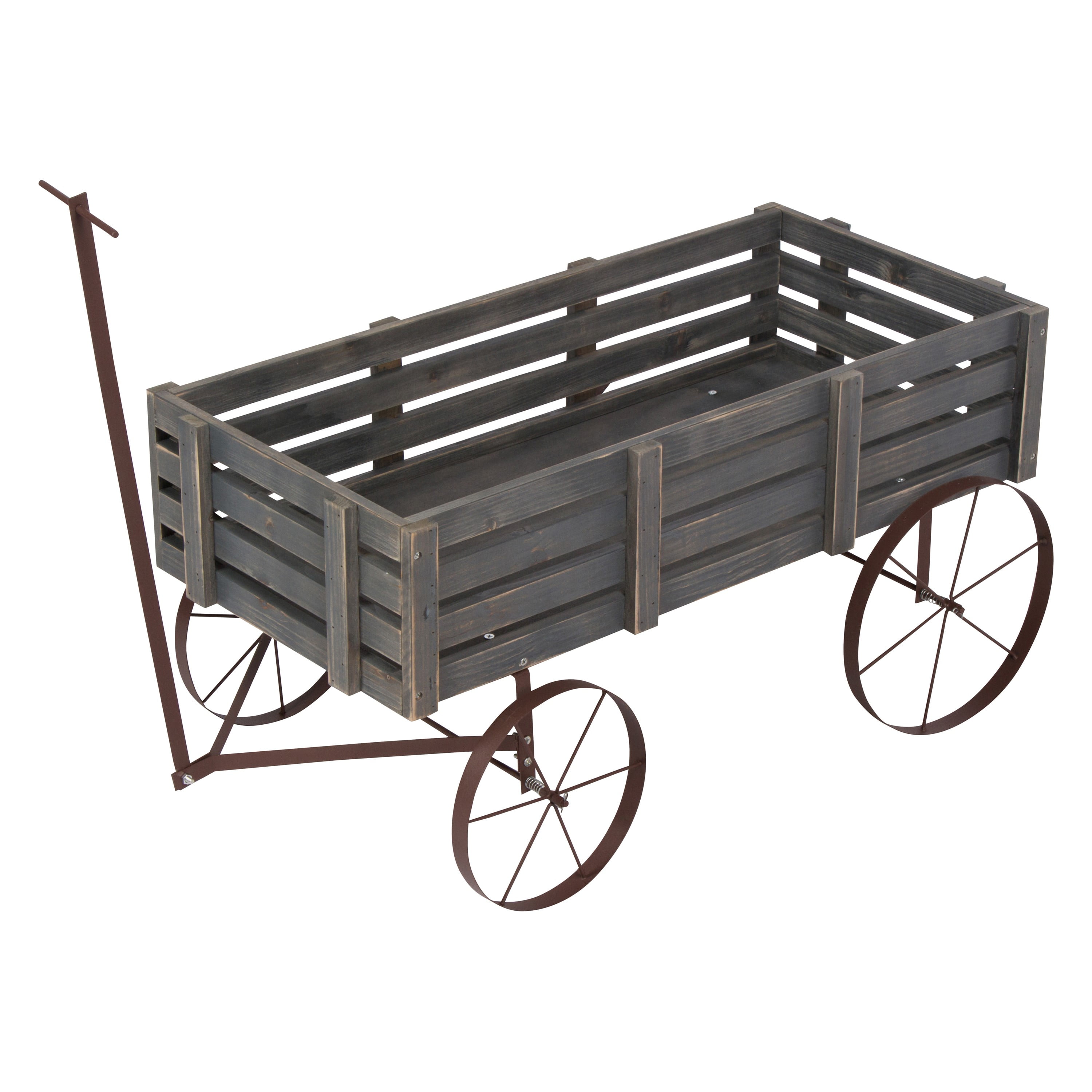 Decorative Garden Wagon Planter Shelly Lighting