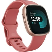 Restored Fitbit FB523RGRW-US Versa 4 Fitness Smartwatch Copper Rose (Refurbished)