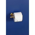 thumbnail image 3 of Arrondi Single Post Tissue Roll Holder in Matte Black, 3 of 5