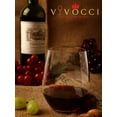 Vivocci Unbreakable Plastic Stemless Wine Glasses 20 oz Set of 2 Dishwasher Safe Shatterproof