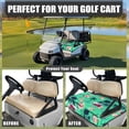 thumbnail image 4 of Whosucclay Tropical Truck Flowers Breathable Blanket, With 4 Storage Pockets Soft Golf Cart Seat Cushion Cover for Club Car Yamaha EZGO, 52.36"x 32.28", 4 of 7