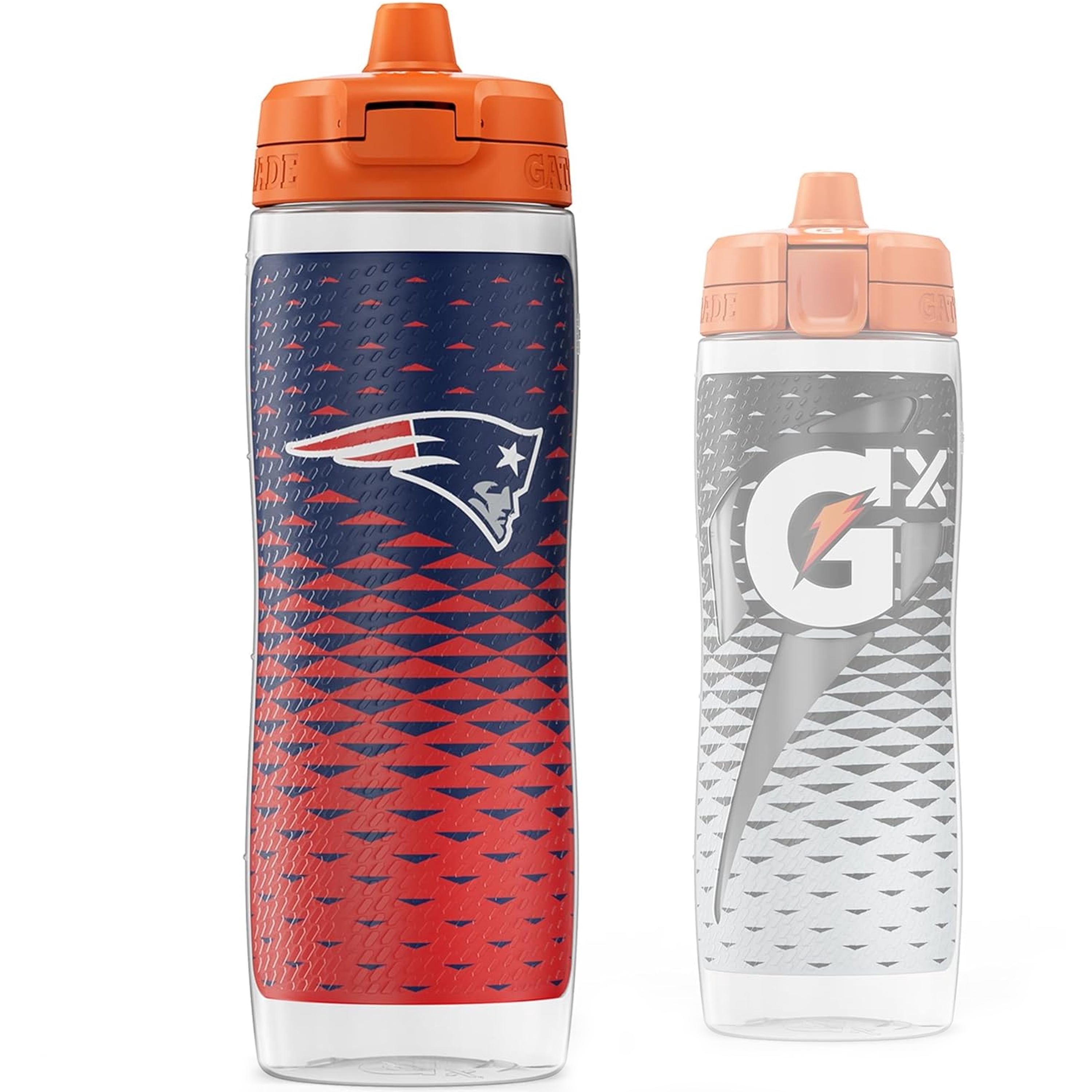 Gatorade Gx New England Patriots NFL 30 fl oz Water Bottle & Sports Towel Bundle