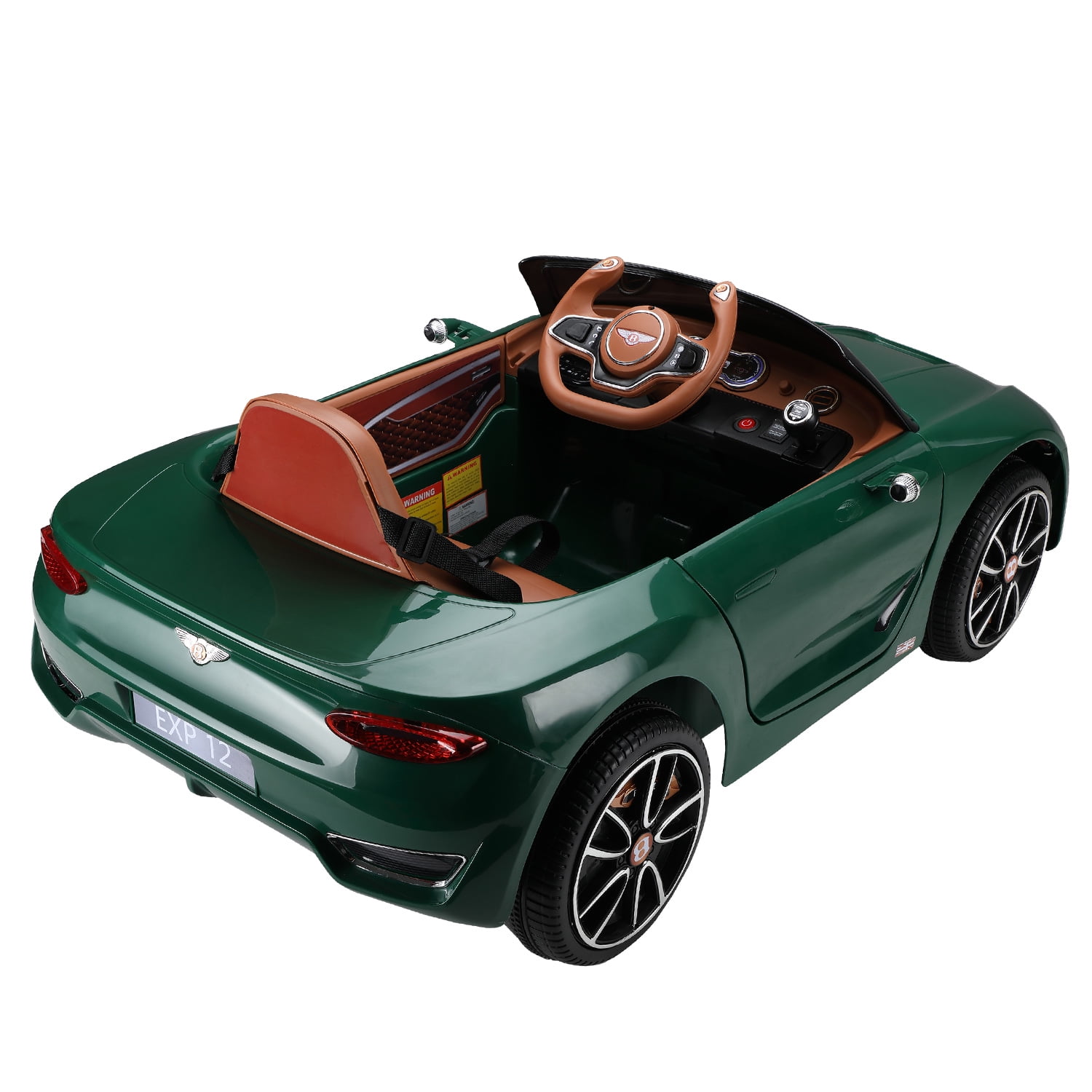 12V Kid Ride On Car, Electric Toy Car Suitable Age 3-8 Years, Dark green