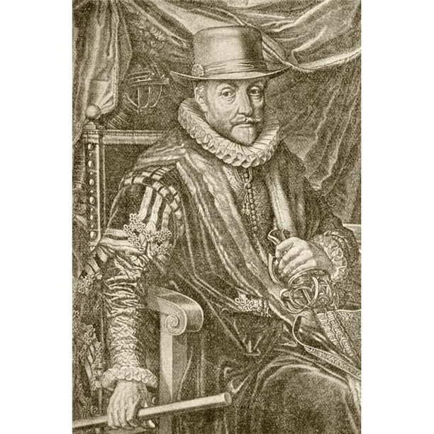 Posterazzi DPI1863063LARGE William I Prince of Orange Né en 1533 Mort en 1584 Aka William the Silent. d'Après une Affiche Imprimée, 24 x 36