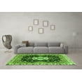 thumbnail image 3 of Ahgly Company Indoor Rectangle Geometric Green Traditional Area Rugs, 2' x 4', 3 of 4