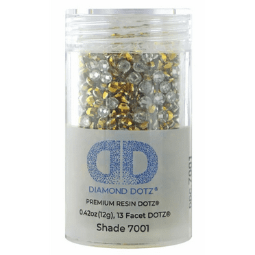 Diamond Dotz 2.8MM 12G Single Cylinder (1 Pack) Red Gold Metallic AB - Freestyle Diamond Painting Beads, Diamond Art Beads, Replacement Drills, Loose Gems for DIY Crafts and Art Projects