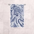 thumbnail image 6 of Dreamtimes Bath Hand Kitchen Towels White Blue Gouache Face Towel 2 Pack Washcloth Soft Quick Dry Super Absorbent Bathroom, 6 of 6
