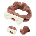 thumbnail image 3 of Unique Bargains 1 Pc Fashion Cute Plush Washing Face Headwrap for Women for Girls 7.87"x2.56" Red, 3 of 3