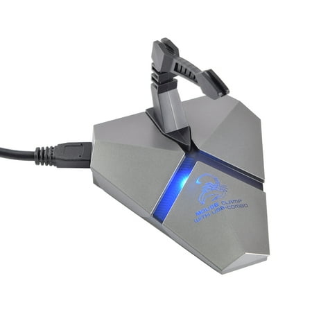 High Speed 3-Port USB 3.0 Data Gaming HUB with Mouse Bungee USB Hub Splitter Micro SD Card Reader Mouse