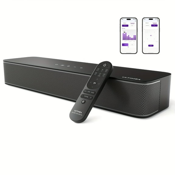 General 2.1ch Sound Bar for TV, APP Control, Peak Power 120W, All-in-one PC Sound Bar for Game, Built-in Subwoofer, BT 5.3 TV Sound Bar Speakers