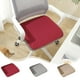 thumbnail image 1 of Cojín de silla acolchado a prueba de lluvia | Cojín de asiento de color sólido | 17.75x17.75 pulgadas Poliéster | Antideslizante y fácil de limpiar | Relleno de algodón suave | Uso en el hogar, la, 1 of 7