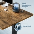 thumbnail image 3 of CONCETTA Electric Height Adjustable Desk, 63"x24" Ergonomic Sit Stand Workstation, One-Touch Lift Home Office Desk, Rust, 3 of 9