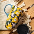 thumbnail image 2 of czcpp-Ceramic Travel Mug with Lid Coffee Mug with Gift Box Latte Mug Coffee Cup,17oz. Yellow Flower, 2 of 4