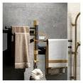 thumbnail image 3 of ZHANGWP Swivel Towel Bar Space Aluminum 2-5-Arm Bathroom Swing Hanger Towel Rack Storage Organizer For Bathroom Wall Mount Space Saving, 3 of 3