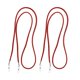 thumbnail image 2 of 2 Piezas, Retenedores de Cuerda de Ajuste Universal, Correas de Soporte de Cuerda de terre Unisex Antideportivas , rojo Macarena Cordón de la cadena de anteojos, 2 of 7