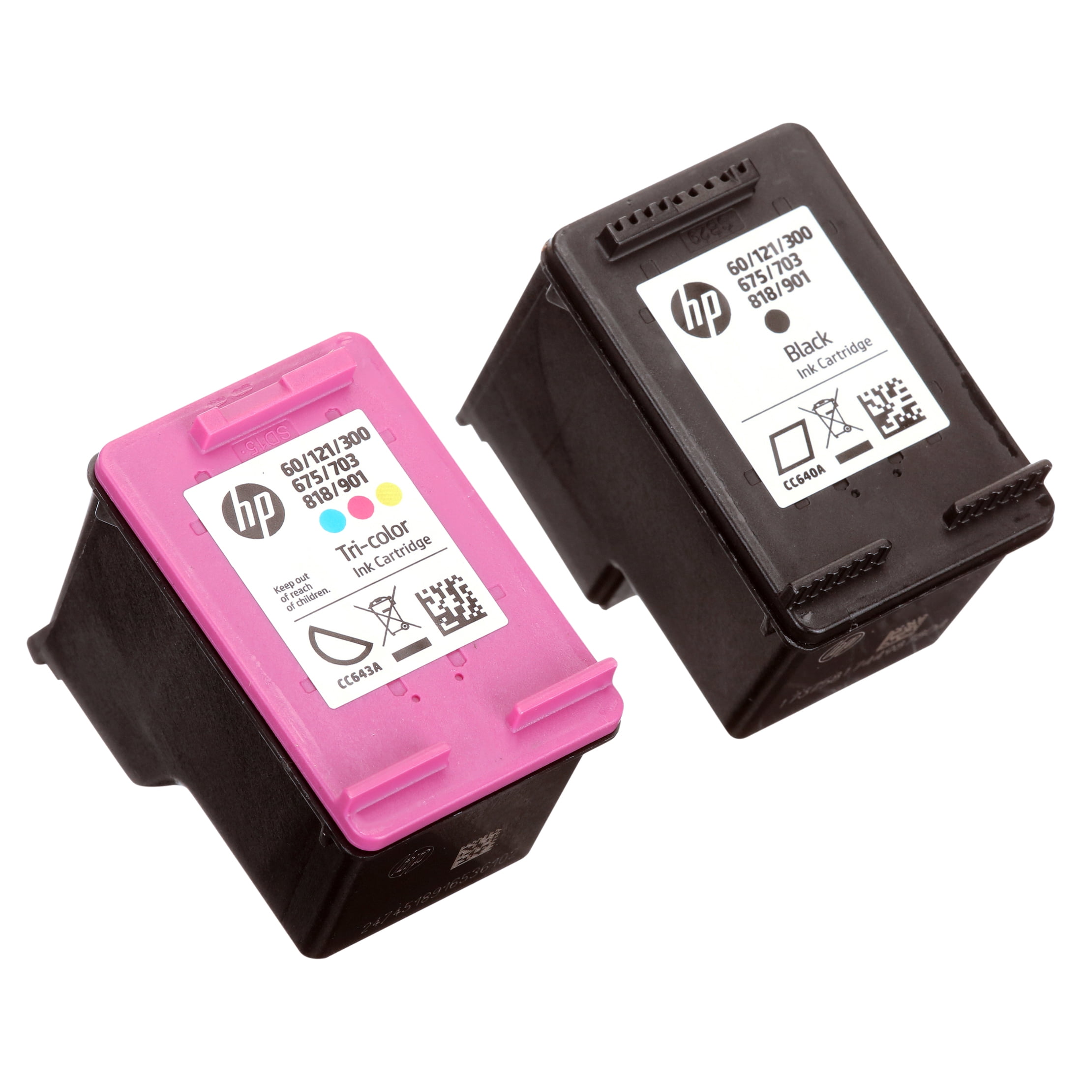 HP Monochrome, Tri-Color Printer Cartridge Combo Pack with Printing consumables, Black, tri-color, N9H63FN#140, 1 Count, 1 Pack Approximate 200 Pages