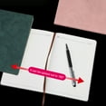 thumbnail image 3 of YAOMOBB Planner Notebook Thickened Planner Notebook Clear Stripe Daily Notebook with Bookmark Belt for Home School and Office Use, 3 of 7