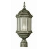 Trans Globe Lighting 4352 1-Light Up Lighting Hexagon Outdoor Post Light from the Outdoor Collection