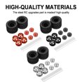 thumbnail image 2 of Wweixi RCGOFOLLOW Durable Wheel Rims Tyre For 1/16 WPL B14 Crawler RC Car Accessories Red, 2 of 6