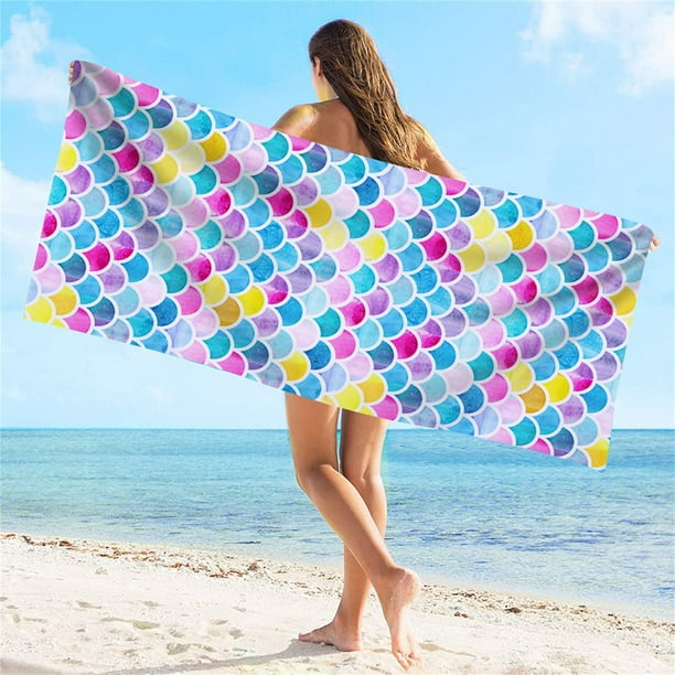 zanvin Beach Towels Clearance Gifts For Adults Men Women Quick Dry  Microfiber Beach Towel Super Lightweight Sandproof Beach Blanket  Multi-Purpose