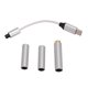 thumbnail image 2 of Adaptador de conector para auriculares ANGGREK USB C a AUX 2,5 Mm Alta Resolución 32 bits 384 KHz PCM, 2 of 8