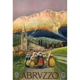 thumbnail image 3 of Anonymous 11x14 Black Modern Framed Museum Art Print Titled - Abruzzo (1920), 3 of 5