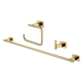 thumbnail image 2 of Grohe Essentials Cube 40777GN1 3-in-1 Accessory Set in Grohe Brushed Cool Sunrise, 2 of 2