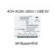 thumbnail image 3 of 4X 4CH WiFi Smart Switch RF433 85-265V 2.4G WiFi MóDulo de AutomatizacióN del Hogar para IFTT Home, 3 of 5