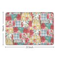thumbnail image 5 of Pioneer Flower Floral Print Flannel Non Slip Door Rugs,Washable Door Mats Indoor,Decorative Door Mats,Dirt-Resistant and Absorbent Doormat for Entrance,Bedroom,Kitchen,Bathroom,23.5"x16", 5 of 5
