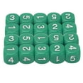 thumbnail image 2 of 20PCS 6 Sides Number , 4 Colors, Round Corner Design Plastic  Set Board Game Teaching Tools, 2 of 8