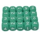 thumbnail image 1 of Juego de dados de plástico YUNYI BRAND herramienta educativa para juegos de mesa al aire libre verde, 1 of 8