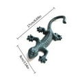 thumbnail image 3 of Perchero de hierro con forma de lagarto, gancho para toallas, perchero, gancho para sombreros, decoración del hogar, percha flexible, 3 of 9