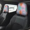 thumbnail image 4 of Headrest Covers for Cars Accessories Interior for Women Men 2Pcs - Colorful abstractly pattern Head Rest Cover for Car Decorations, Car Headrest Cover for Car Decor Interior, 4 of 8