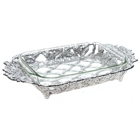 Arthur Court Magnolia Casserole with 3-Quart Pyrex Dish
