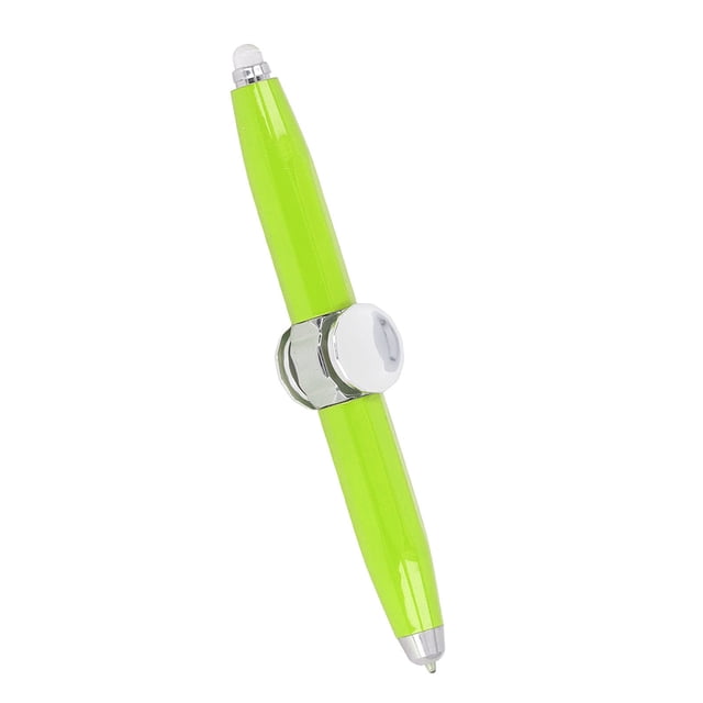 Pidget Pen Pen Con Luz LED, Bolígrafrafo LED Con Dado Rodante, Bolígrafo Giratorio, Bolígrafo Giratorio, Bolígrafo Giratorio Condo, Bolígrafo de Regalo Aniestrés Y