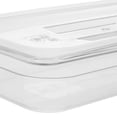thumbnail image 5 of KAKOWELY Pizza Dough Proofing Box, Stackable Plastic Food Storage Containers Clear Food Pans with Lids for Vegetables Fruits Kitchen Commercial Food Storages,12.8X"X6.89"X2.56", 5 of 5